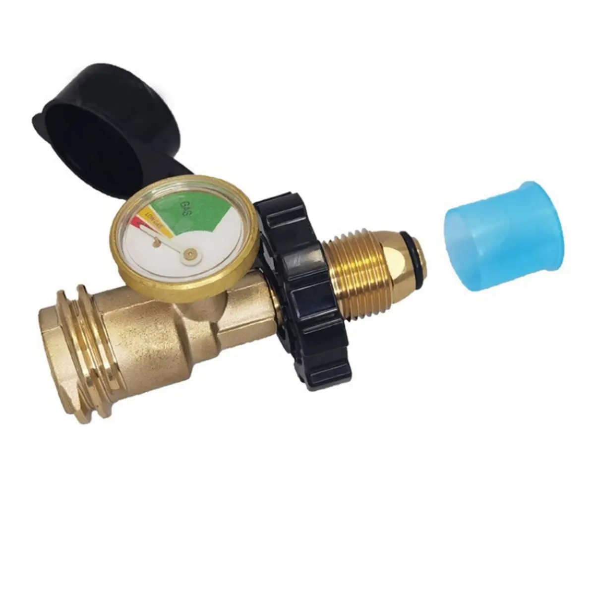 Y17A Propanes Level Indicates Universal Propanes Gauges 105mm Outdoor Cooking Essential for Monitoring, POL to Adapter