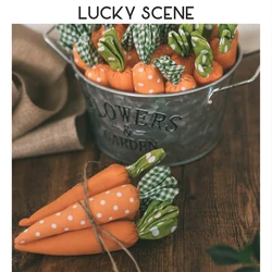 Easter Fancy Carrots Toys Decorations Fabrics Party Scenes Doll Ornaments S01847