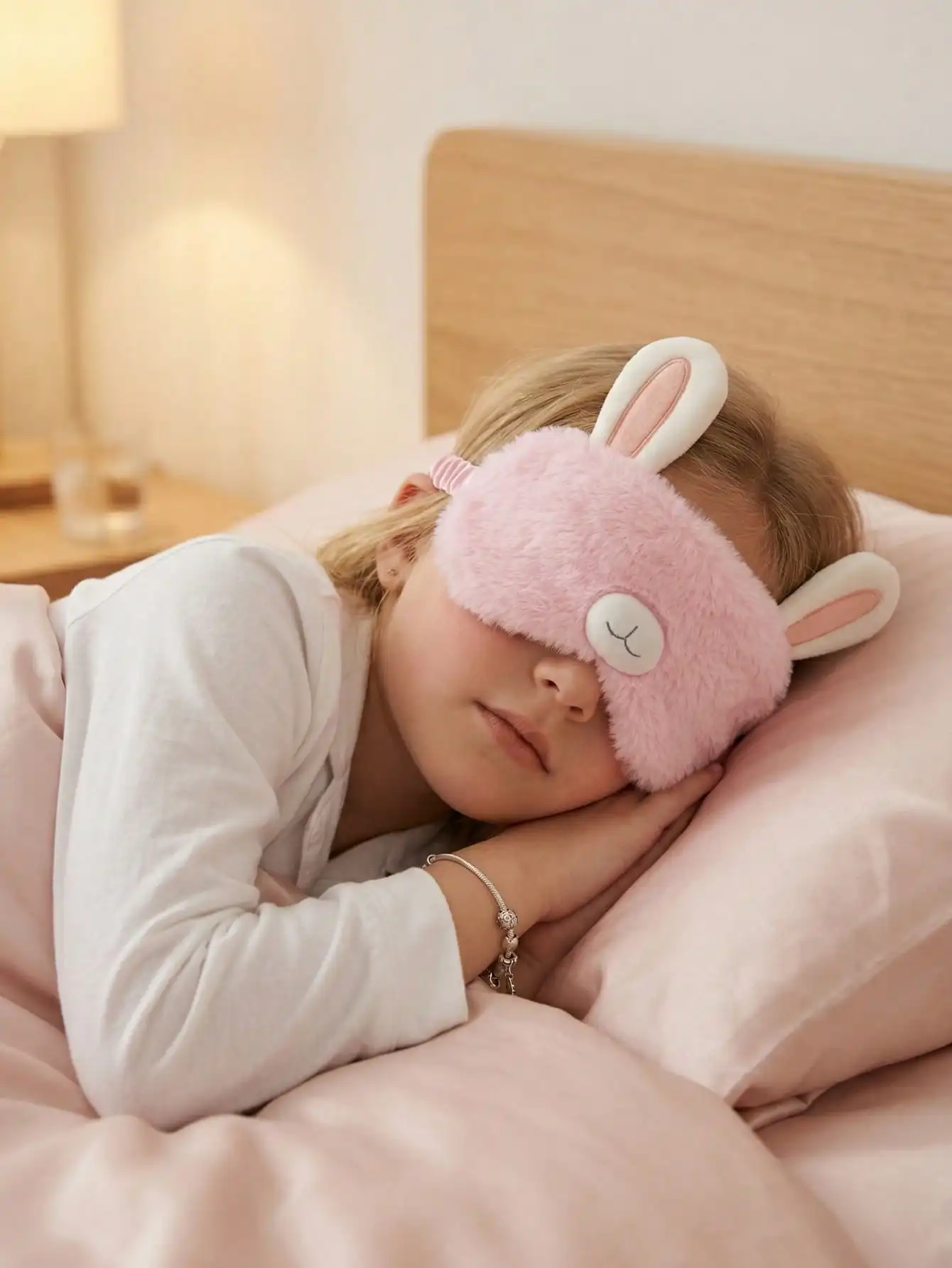 1pc Solid Black Sleep Eye Mask, Light Blocking Eye Cover for 14-16Y Teens, Multifunctional Eye Protection for Nap - view 5