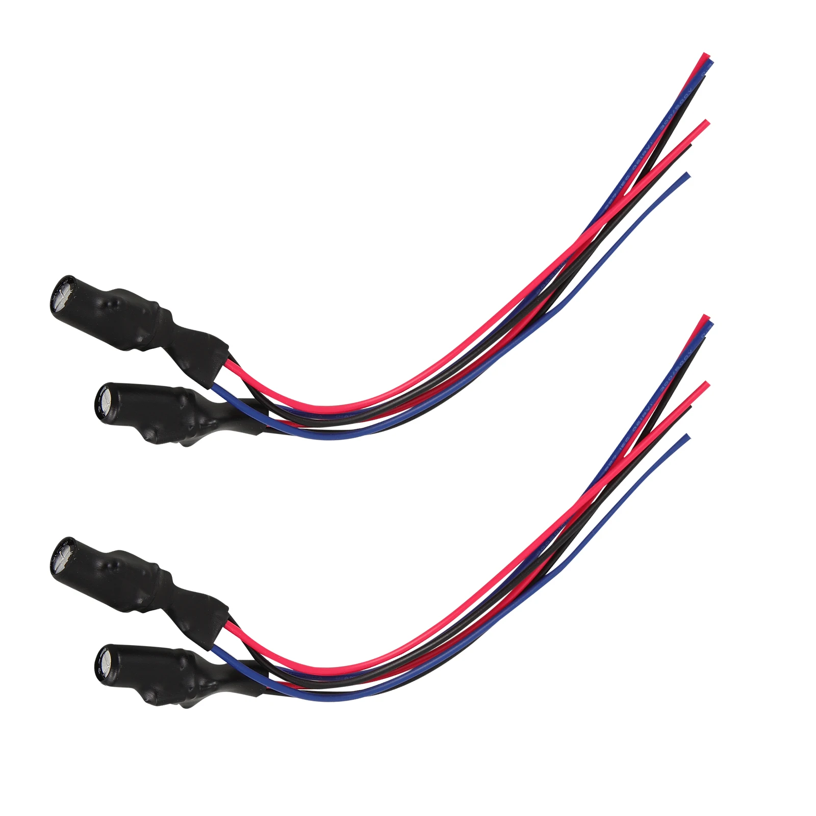 

4pcs Car Cable 12V Reversing Signal Filter Plastic Capacitor Rectifier Cable For Vehicle Rearview Camera Black Screen Problem
