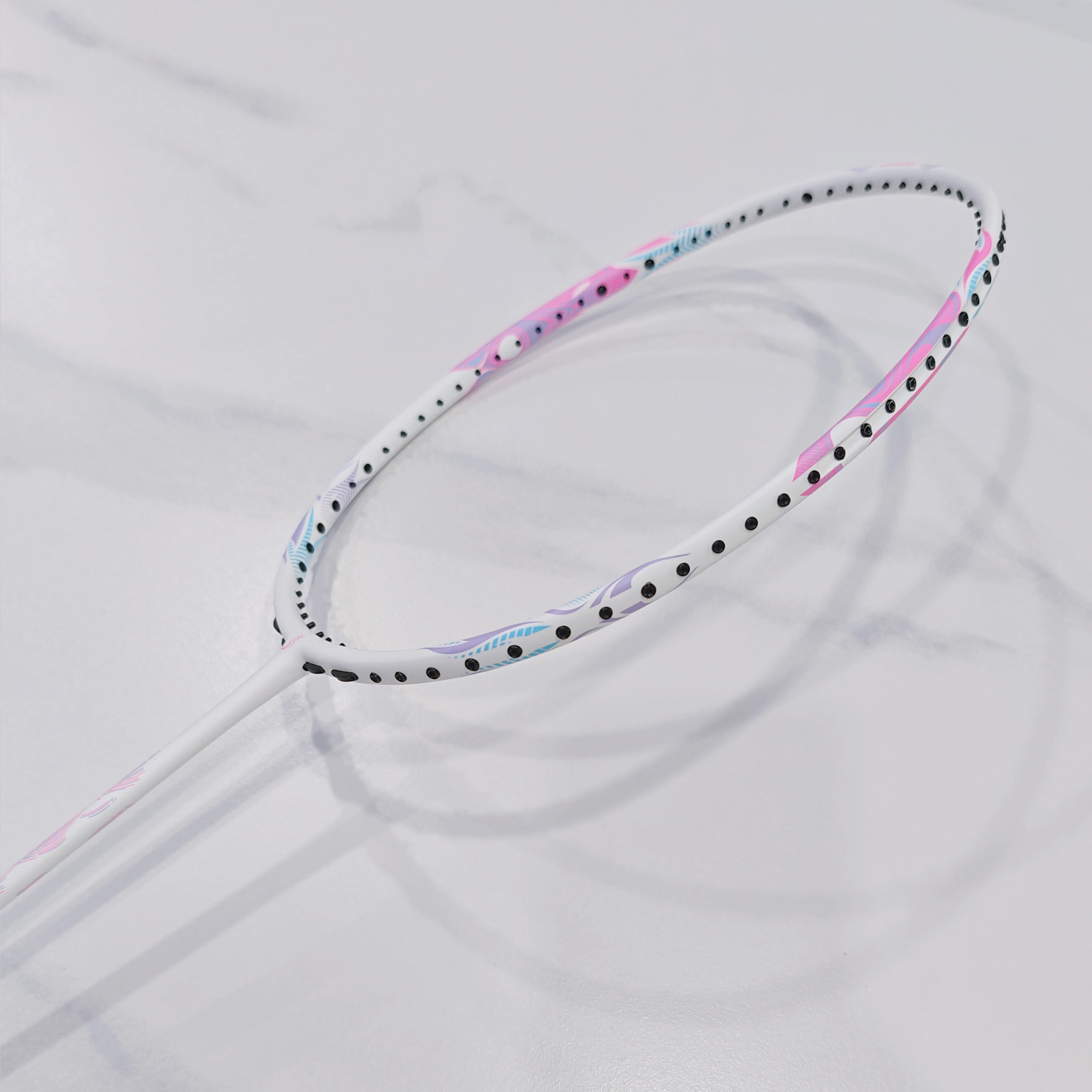 

Dmantis Новое поступление углеродного волокна оптовая продажа на заказ полностью карбоновый графит D002 ракетка для бадминтона для профессионального игрока