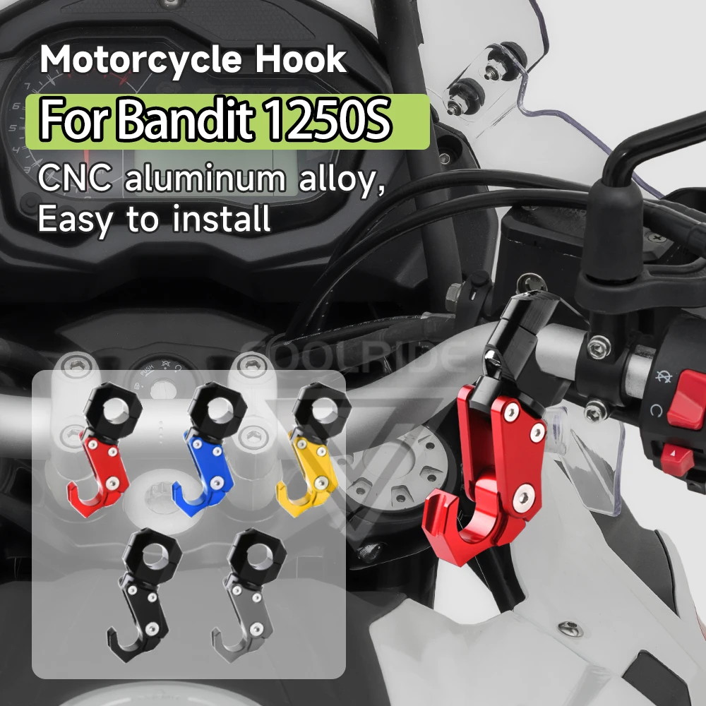 Motorcycle Luggage Bag Hook Aluminum Aolly for SUZUKI Bandit 1250S Accesorios 1250 S GSF 1250 Bandit S GSF1250S 1250S 2009