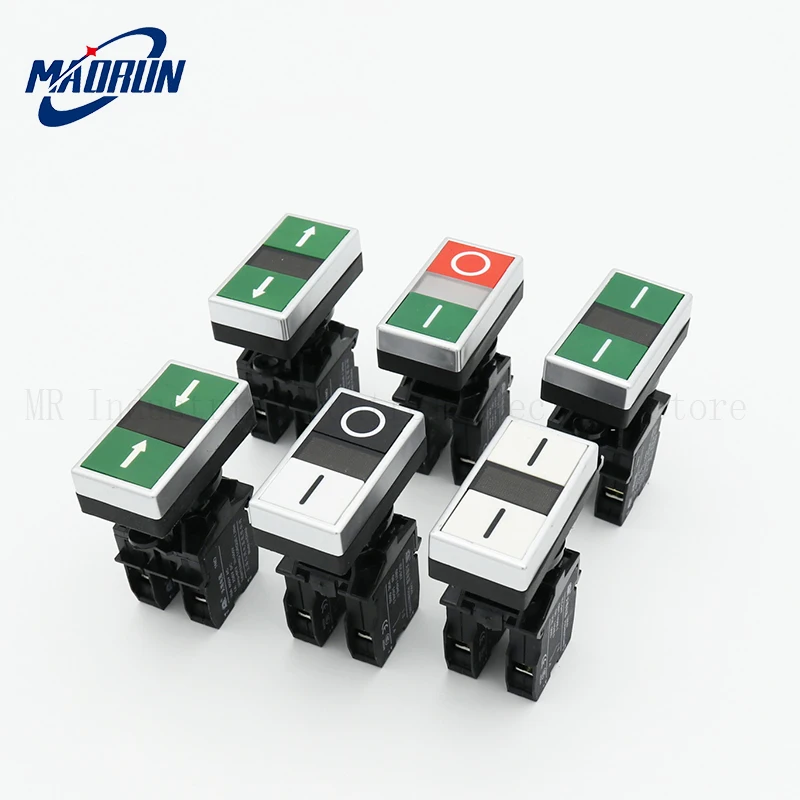 LA42HD-20 Green Double Button LA42H-11 Double Button Reset Button Start Stop 1 Open 1 Close 22mm