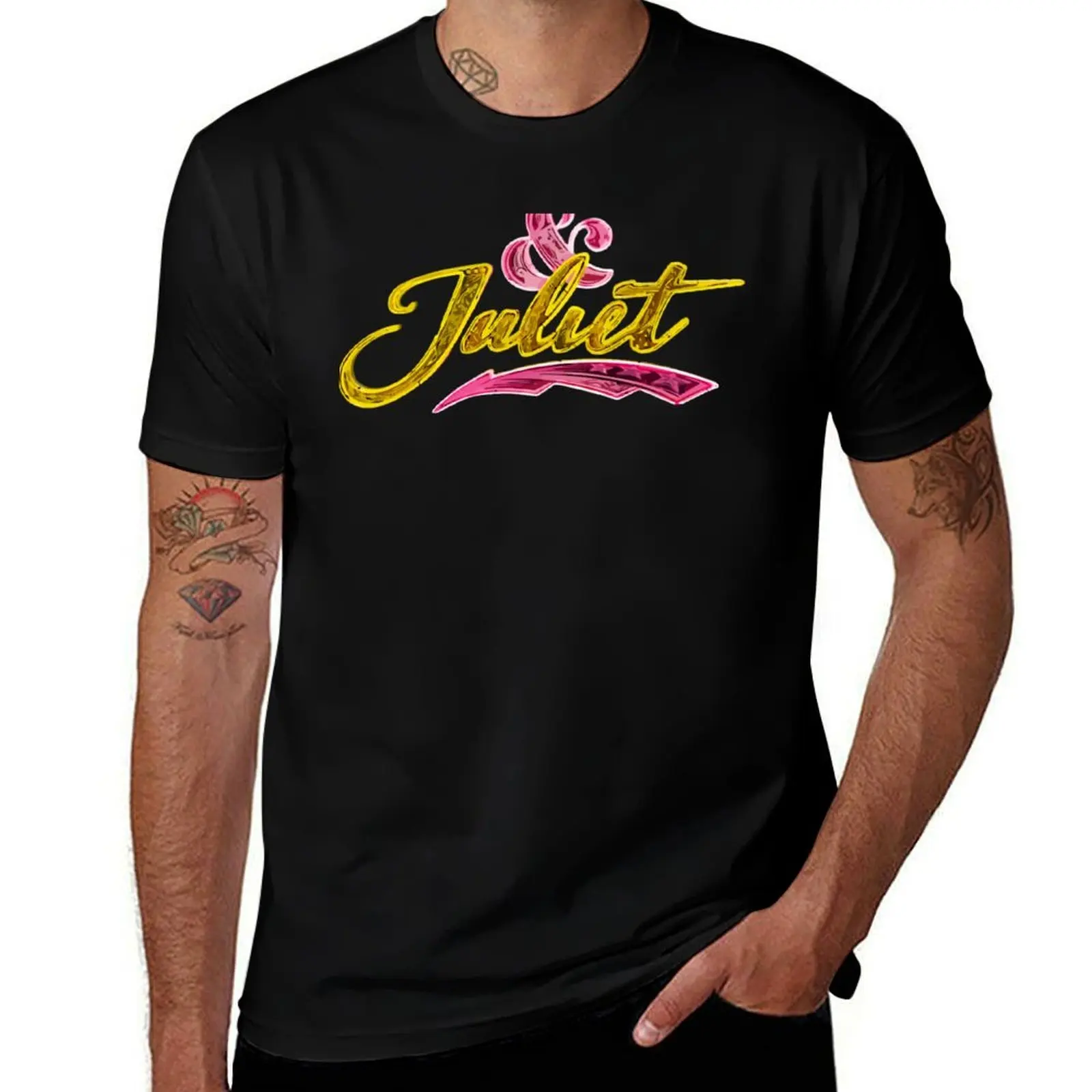 juliet logo T-Shirt Casual Daily Wear Short Sleeve Top