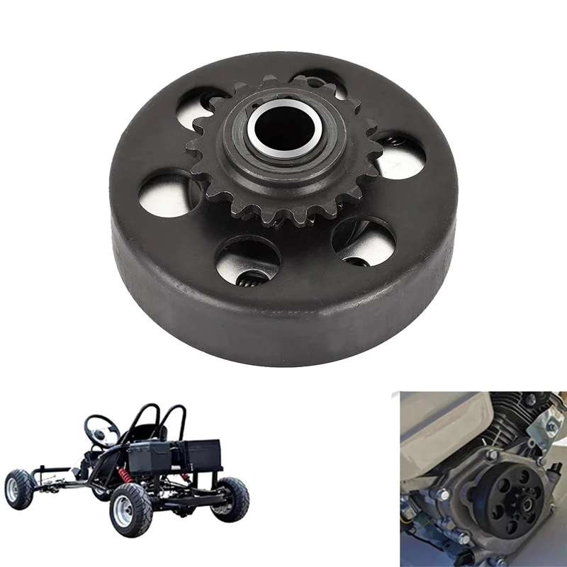 Centrifugal Automatic Clutch 35 Chain 3/4 inch Inner Hole 18 Teeth Clutch 18T for Scooter Kart Bicycle Cart 19.05mm