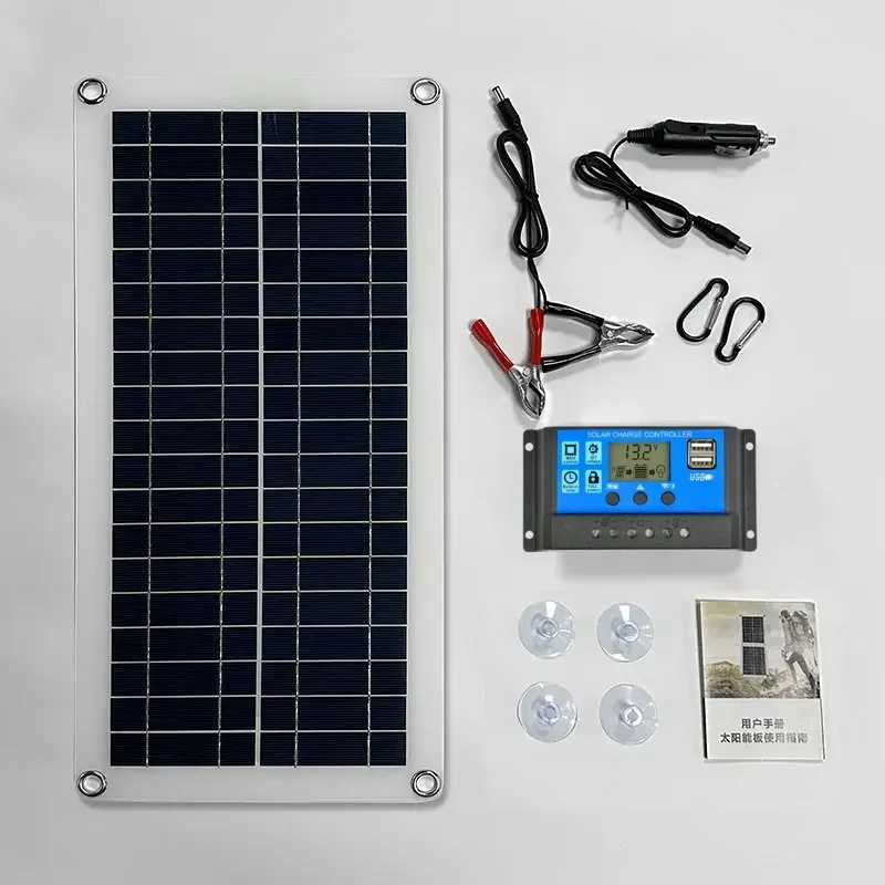 20w-1000w Solar panel 12V Solarzelle 10a-100a Controller Solar panel für Telefon RV Auto MP3-Pad Ladegerät Outdoor-Batterie versorgung