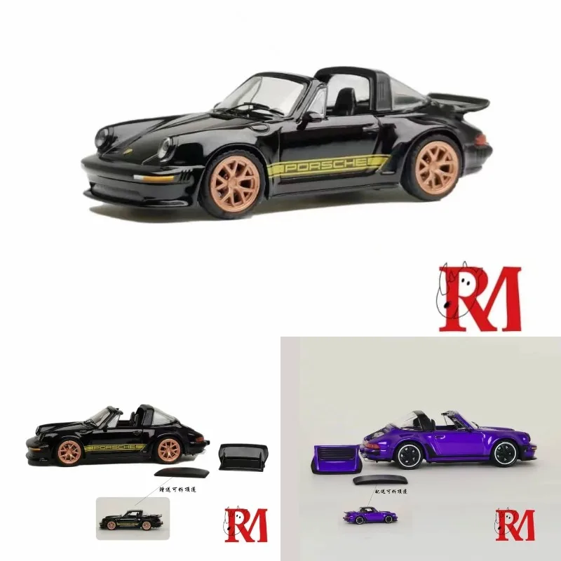 Rhino RM Porsche Singer Turbo 930 Convertible 1:64 Scale Premium Diecast Alloy Simulation Car Model Collectible Perfect Gift