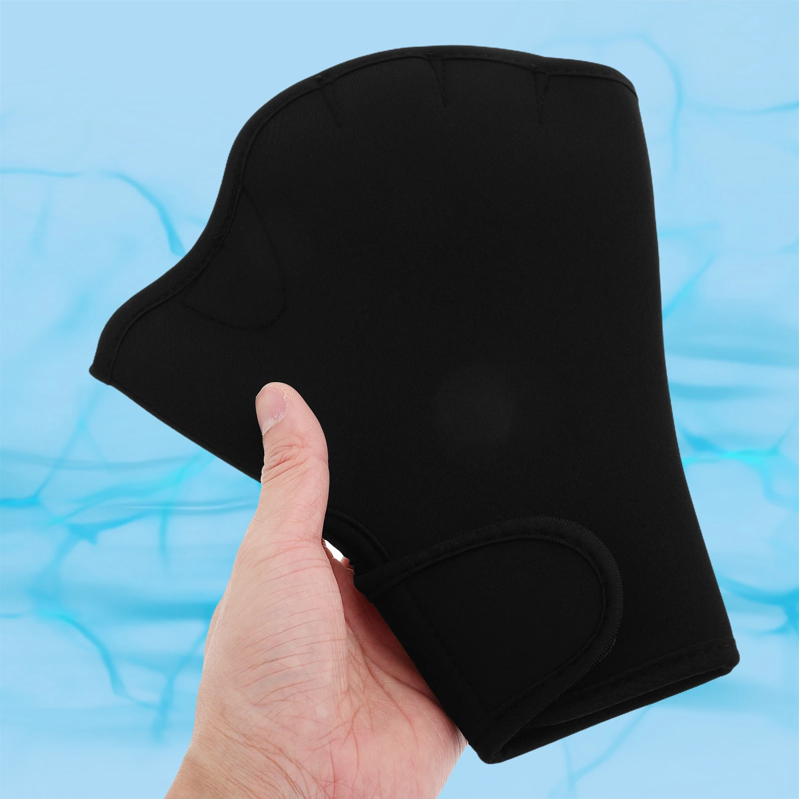 

1Pair Swim Gloves Training Nylon Comfortable Protective Guard Adjustable Size Swimming Diving Water Sports Equipment