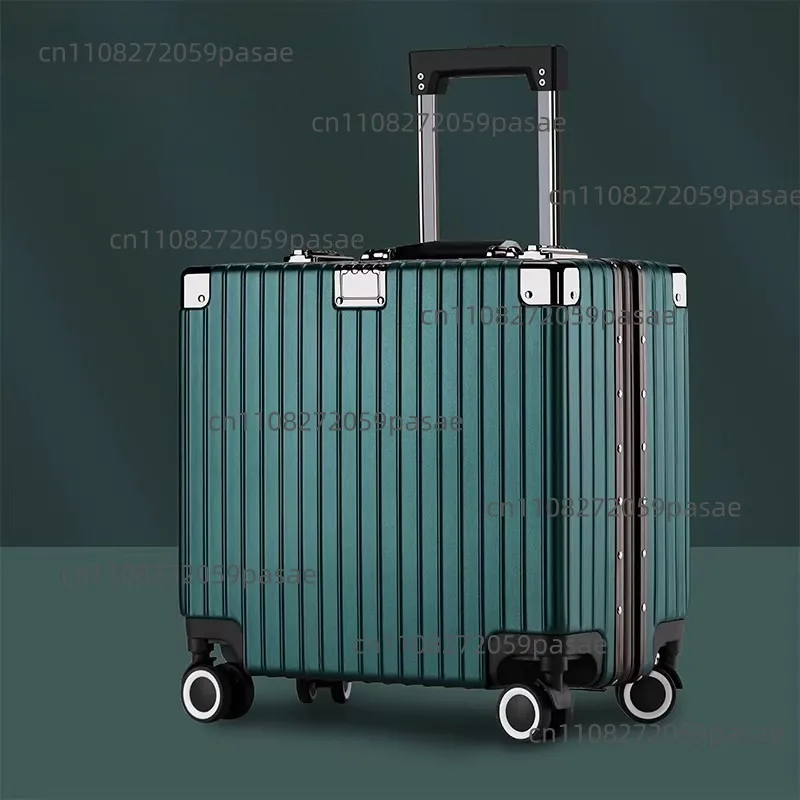 Luggage Horizontal boarding free check-in tie rod Small and lightweight aluminum frame 18 inches 20 aluminum alloy square