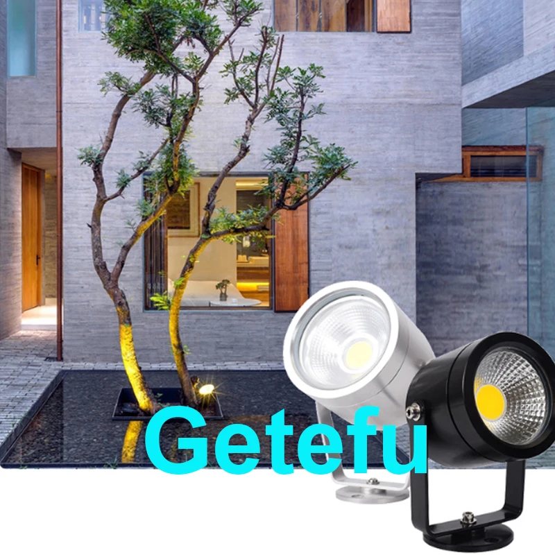 Lámpara LED COB para césped, 7W, 9W, 12W, foco de espiga para paisaje al aire libre, camino de árbol, decoración de iluminación de jardín, luces de