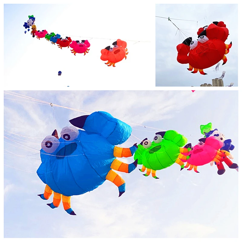 Free shipping soft kites pendant flying show kites crab kites inflatable kites factory kitesurf kite inflatable toys wind power