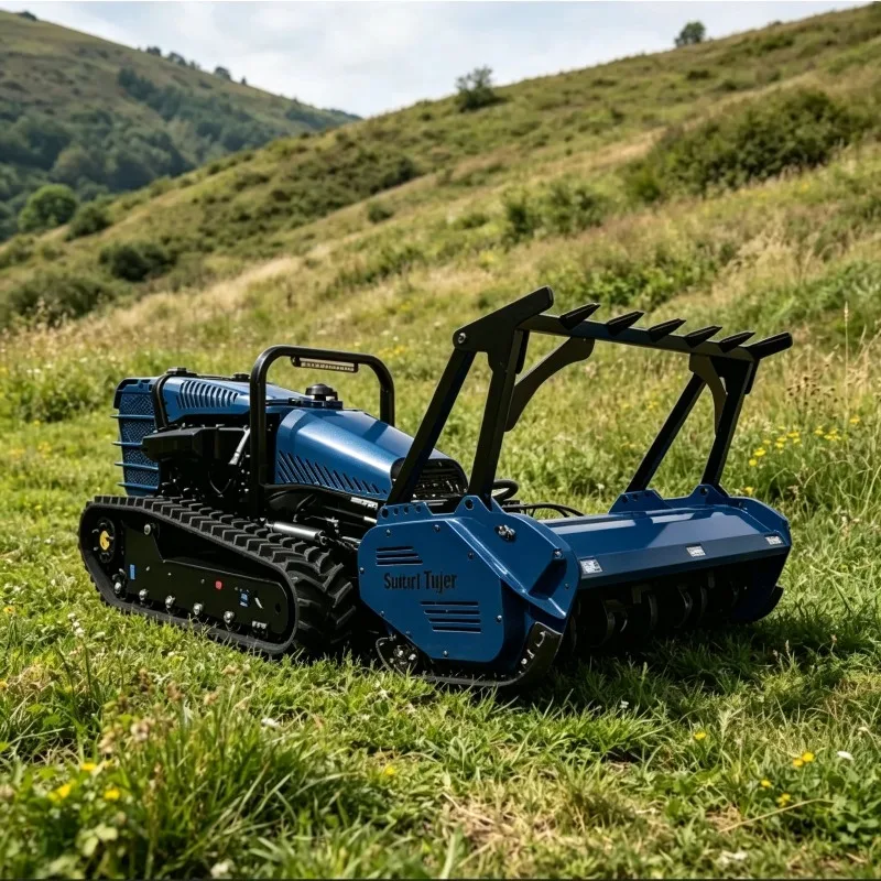 Crawler Mower Weeding Efficiently Mowing Height Grass Cutter Robot Remote Control Lawn Mower Best Zero Turn Mower 2026
