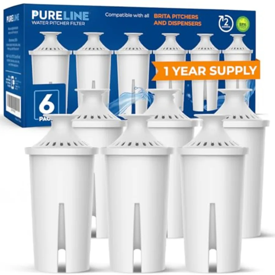 Replacement for Brita® Filter, Pitchers and Dispensers, Classic 35557, OB03, Mavea® 107007, Replacement for Brita® Pitchers Gra