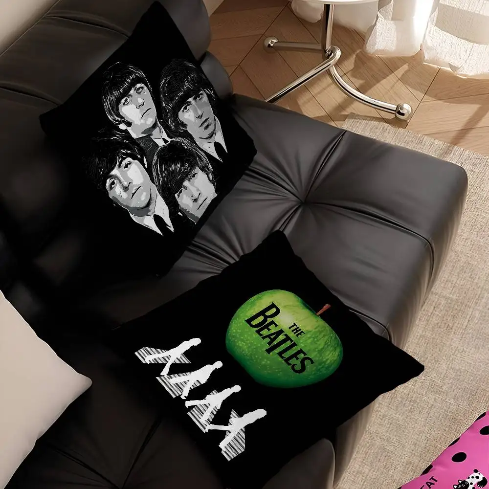 Hot Rock B-Beatles Band Pillow Gift Home Office Decoration Bedroom Sofa Car Cushion Cover case 45x45