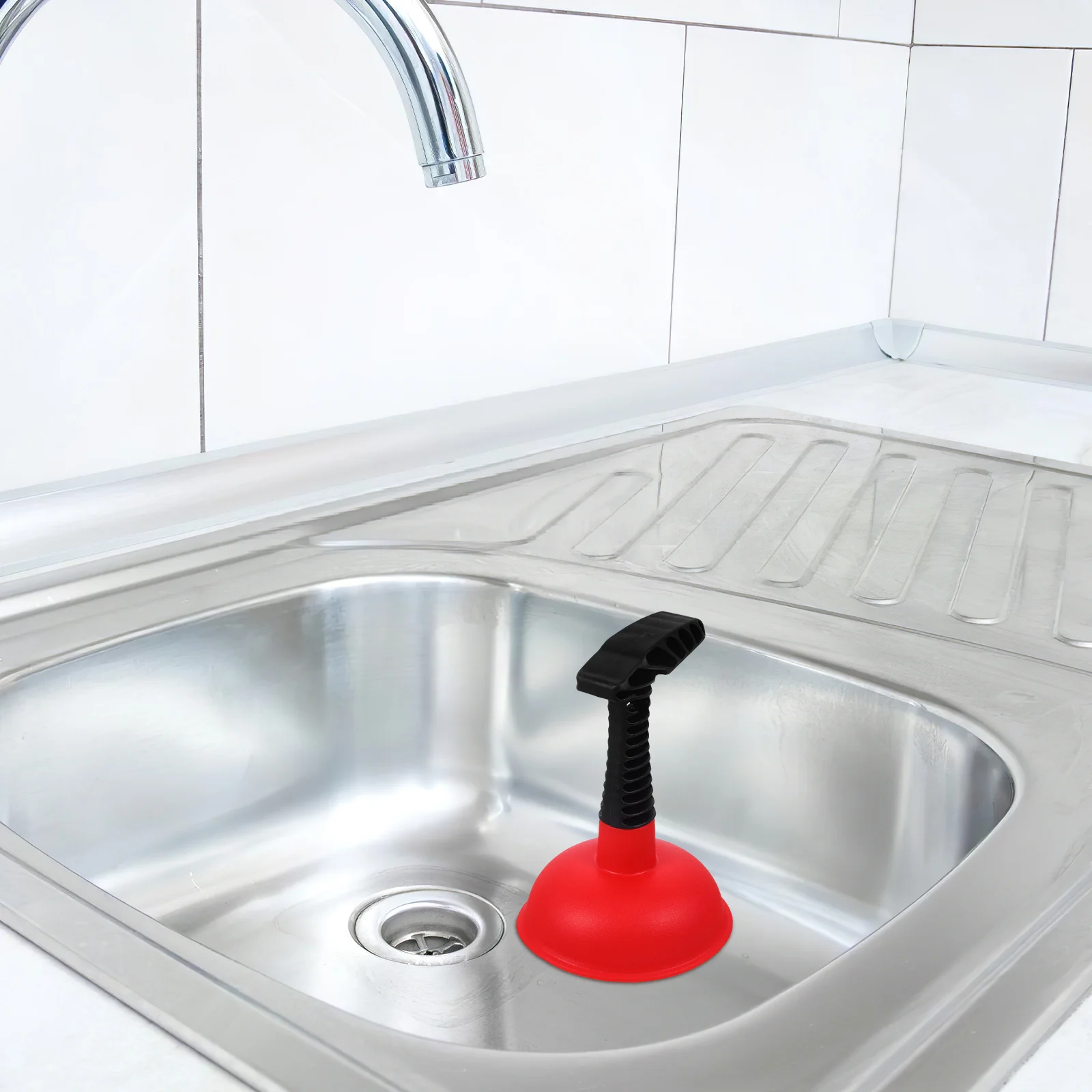 

2pcs Rubber Sink Plunger Drain Unclog Tool Powerful Plumber Plunger For Bathroom Kitchen Home Compact Plumbing Supplies