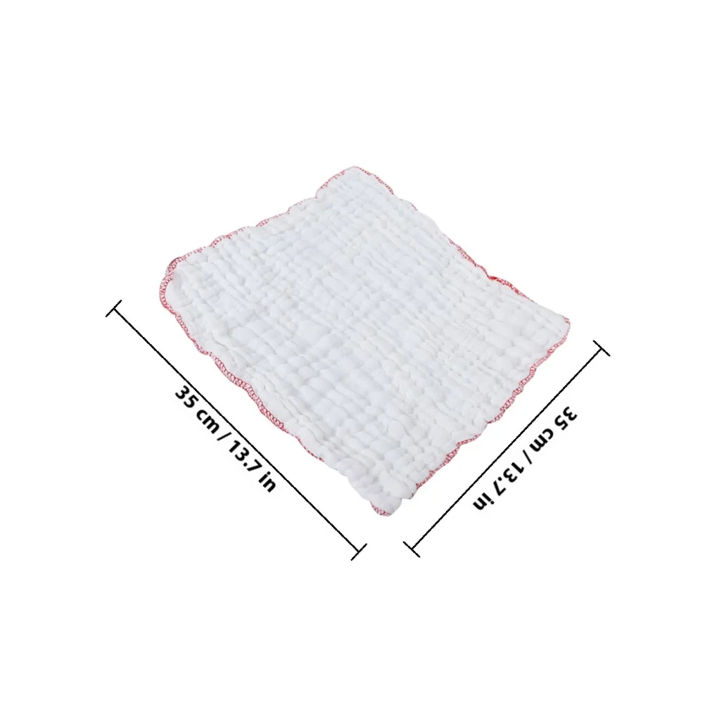 6 قطعة مناشف المطبخ القطنية المتينة ماصة تنظيف الملابس للأطباق والطاولات والأثاث متعدد الاستخدامات لا خدش لينة 12 طبقات #3