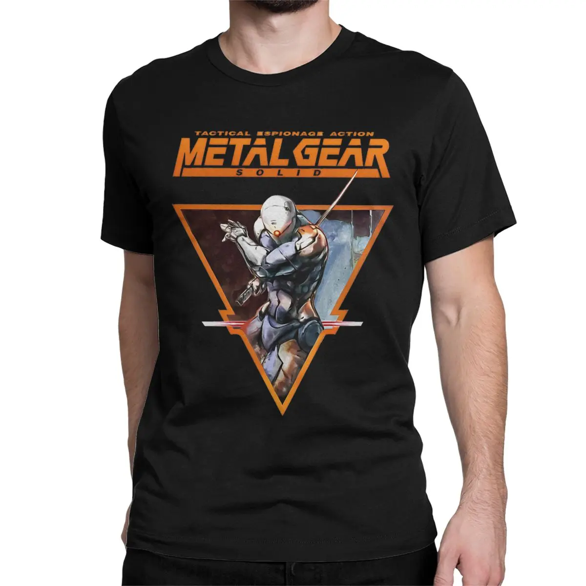 Men Women's T-Shirt MGS Game Metal Gear Solid Vintage Cotton Tees Short Sleeve Gaming T Shirt Round Collar Tops 6XL