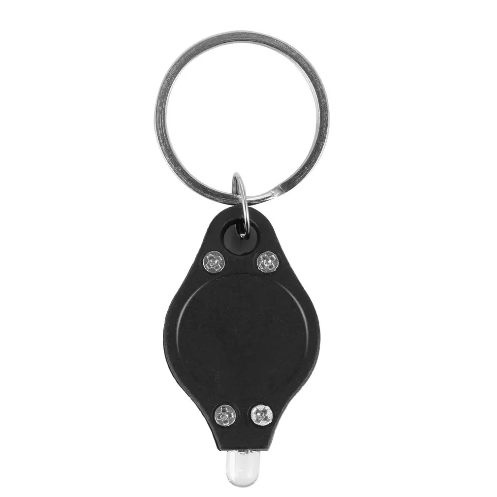 Mini portachiavi torcia portatile spremere LED luce Micro torcia campeggio esterno luce portachiavi di emergenza