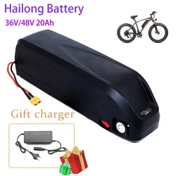 36V hailong battery 48V 20Ah e-bike battery with 30A BMS for 36V 48V 250W 350W 500W 750W BBS01 BBS02 electric bicycle battery