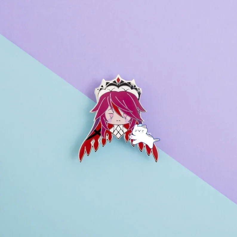 Genshin Impact Rosaria   Enamel Pin