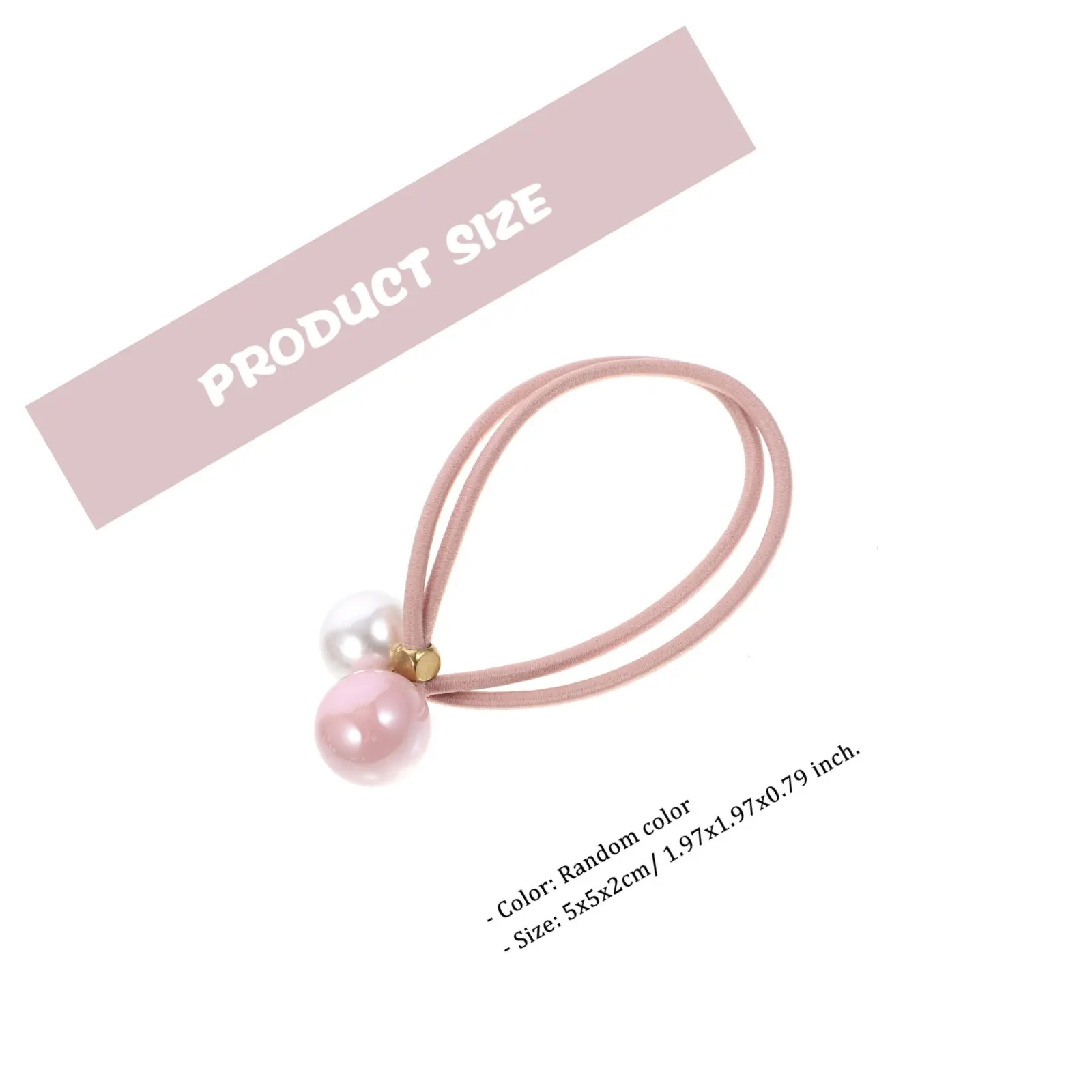 6 Pcs Korea Style Hair Scrunchies Small Cloth Elastic Ties Little Accessories Band