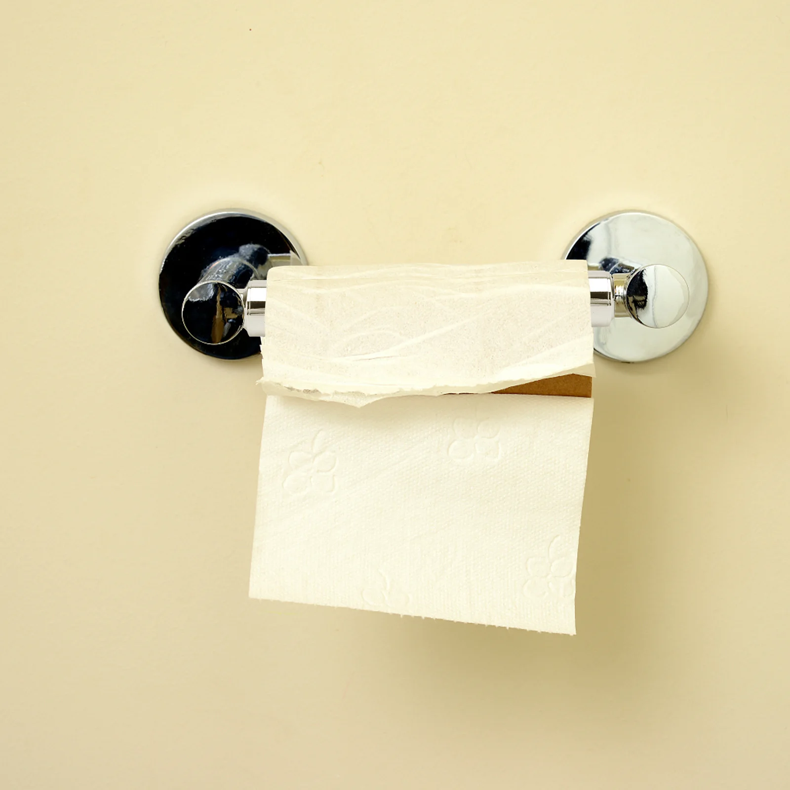 

2Pcs Toilet Paper Roller Premium ABS Durable Flexible Adjustable Paper Roll Holder for Bathroom Restaurant Hotel