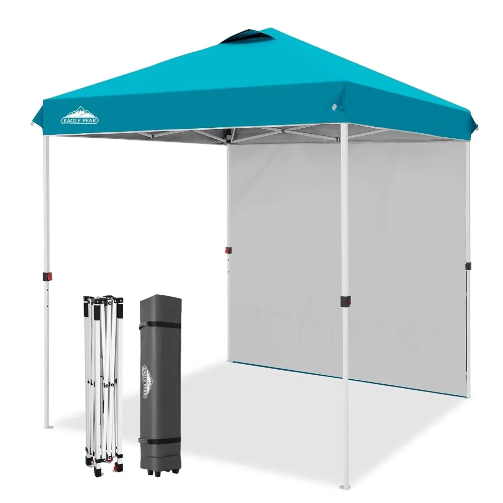 

Commercial Canopy 6.6x6.6 Pop Up Canopy Tent with 1 Sidewall, Easy Setup Heavy Duty Instant Event Shelter, Customized