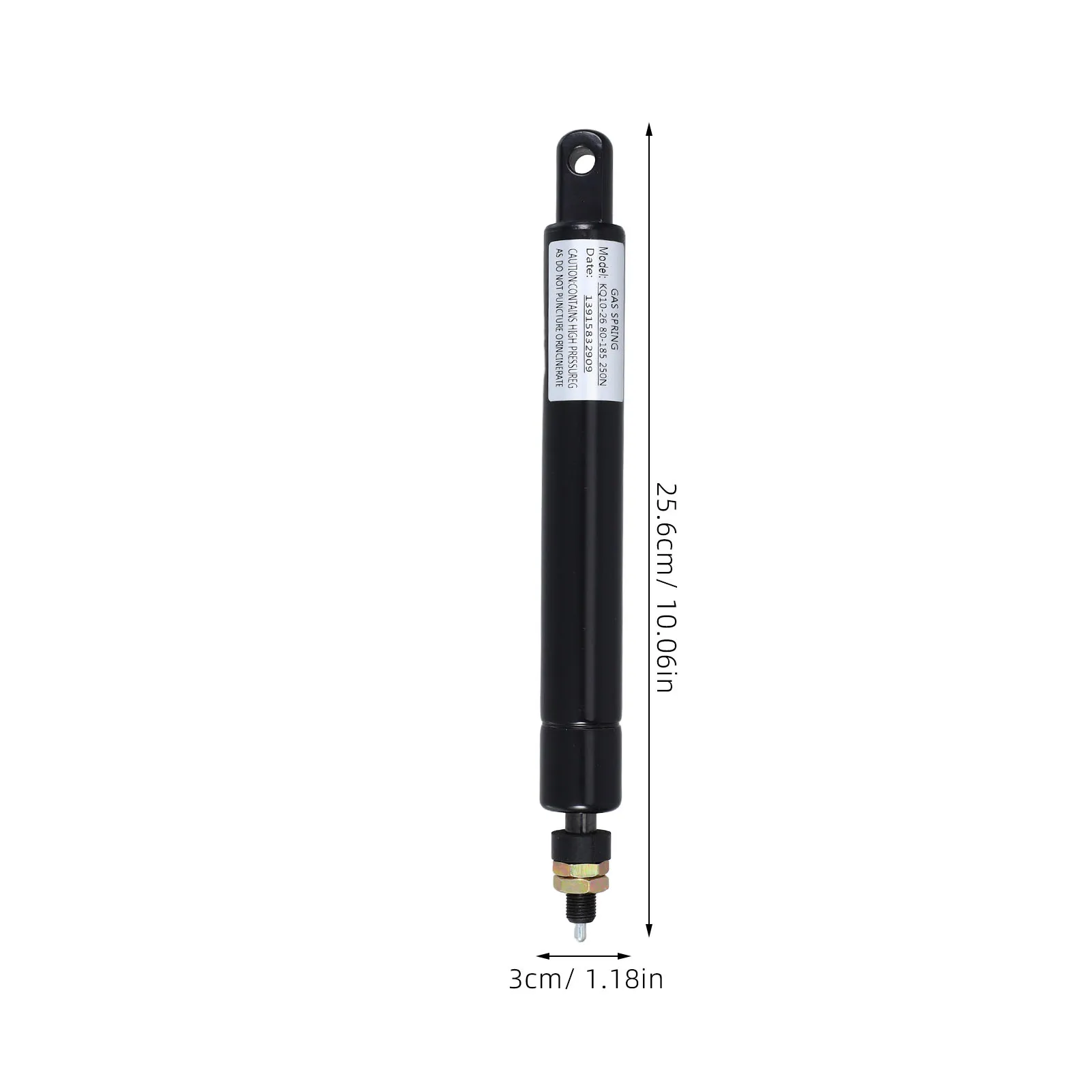 Accesorios para sillas Boss, cilindro elevador de gas de oficina para sillas, mesas y metal negro