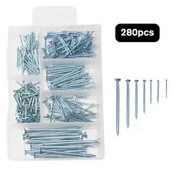 280pcs Iron Nail Round Head Tack For Jewelry Box Hinge Golden Silver Antique Brass Fastener Pushpin Hardware