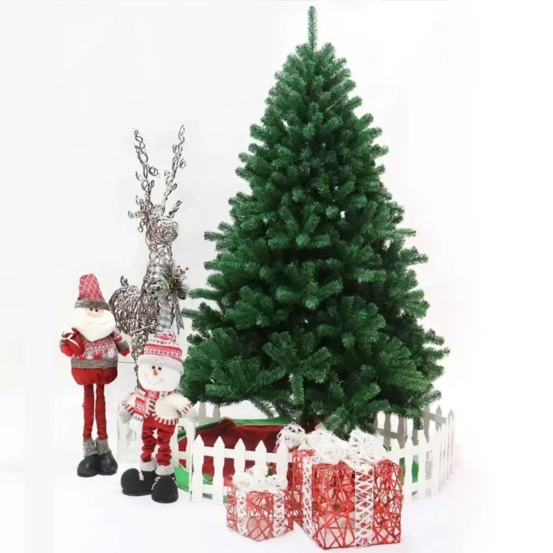 Großer Weihnachtsbaum, verschlüsselter PVC-Weihnachtsbaum, Heimdekoration, neuer Weihnachtsbaum, Dekorationszubehör, 0,9–3,0 m