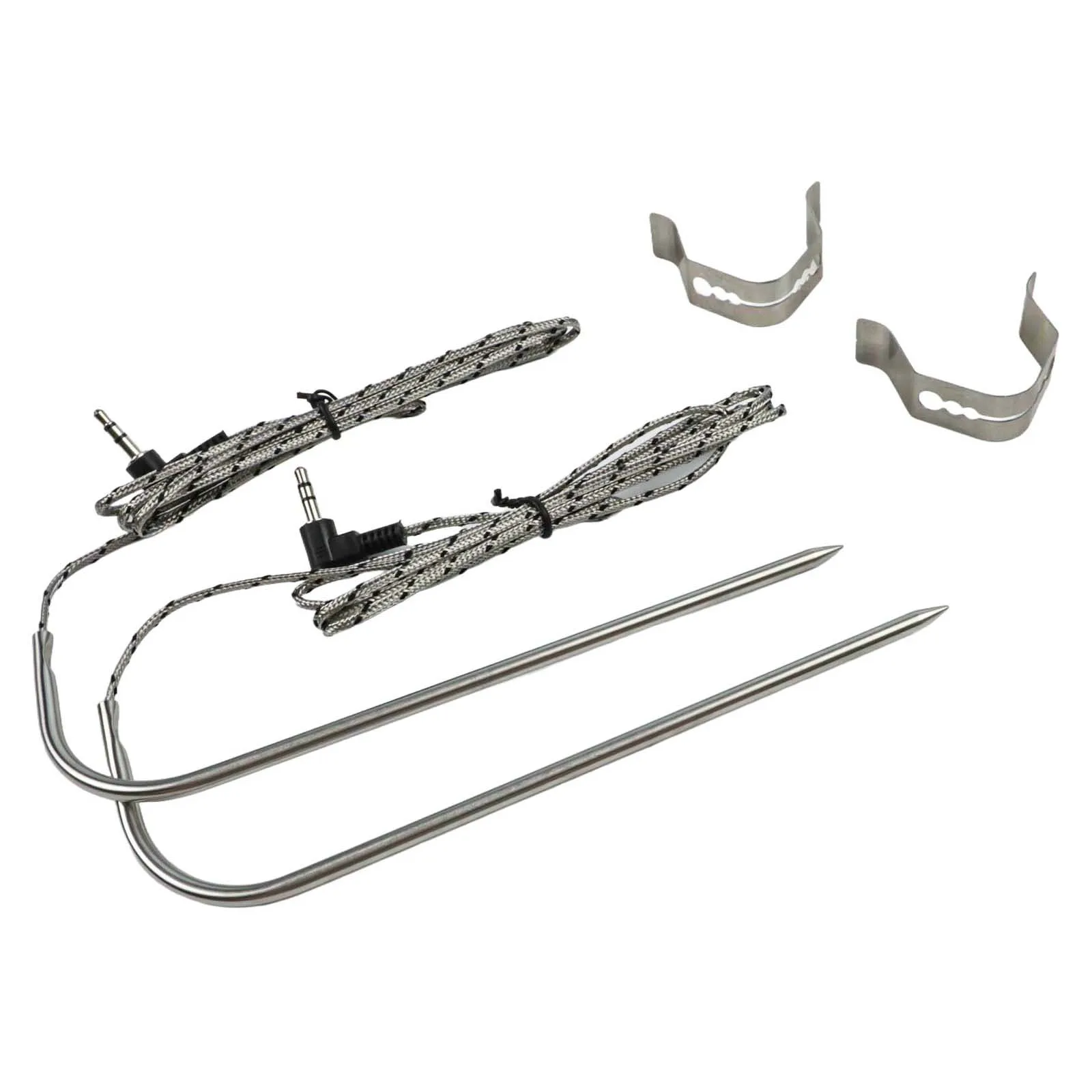 

Точное измерение температуры с помощью грилей Traeger, духовки на древесных гранулах, щупы для мяса, немецкое сопротивление (2 шт.)