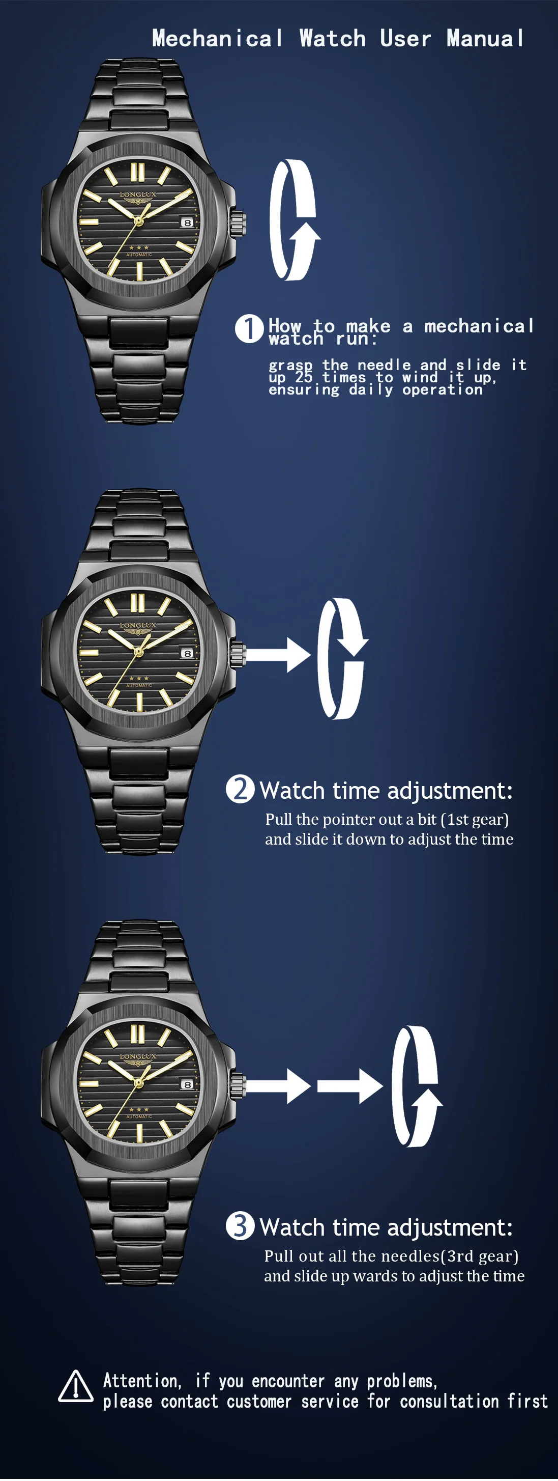 ساعة أوتوماتيكية للرجال تاريخ الأعمال ساعات ميكانيكية مقاومة للماء من الفولاذ المقاوم للصدأ ساعة رجالي فاخرة مضيئة هدية لصديقك