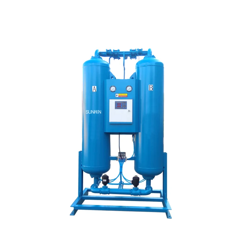 Athermless desiccant air dryer for beverage plant