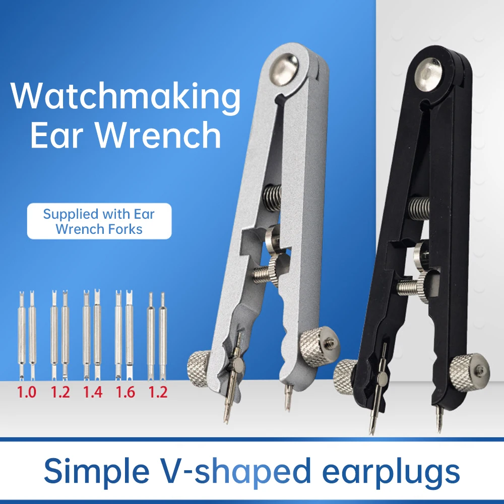 นาฬิกา Band Remover Plier V-Shaped Adjuster Plier ซ่อมเครื่องมือ 6825 สปริงบาร์สายนาฬิกาอลูมิเนียมซ่อมเครื่องมือถอด