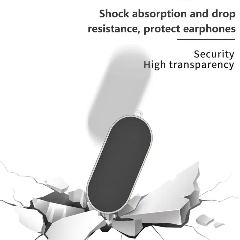 Case For Sony WF-C500 Earphone Accessories Charging Box Cover Earphone Accessories Case On TPU Shell With Anti Lost Keychain