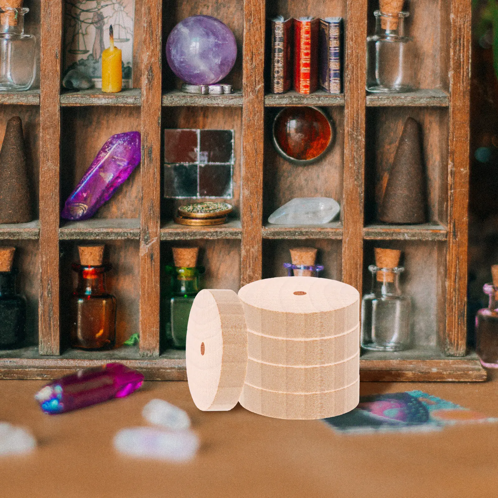 

10 шт. деревянных колесиков для поделок, натуральная текстура, для DIY, детские деревянные колесики, декоративные принадлежности