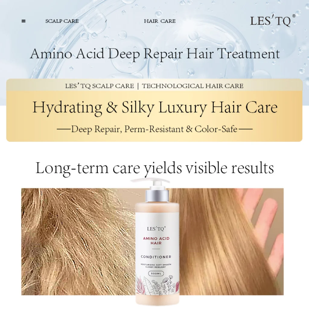 

LES’TQ Amino Acid Hair Conditioner – Nourishing, Smoothing & Repair for Dry, Damaged, Frizzy or Color-Treated Hair