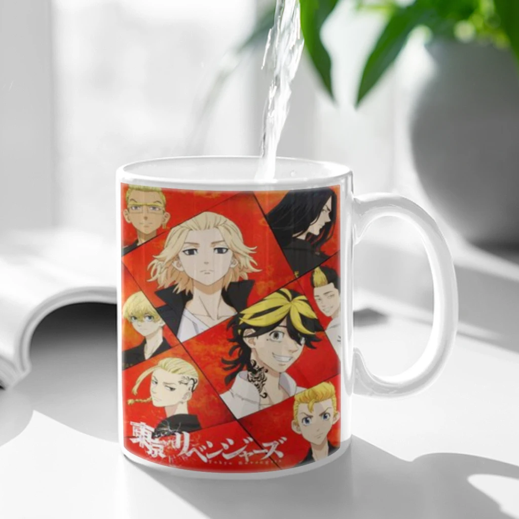 Tokyo Revengers Anime Coffee Mug Tea Cup 11oz Coffee Cup Funny Birthday Gifts for Women and Men Ceramic Mug Personalized Cup