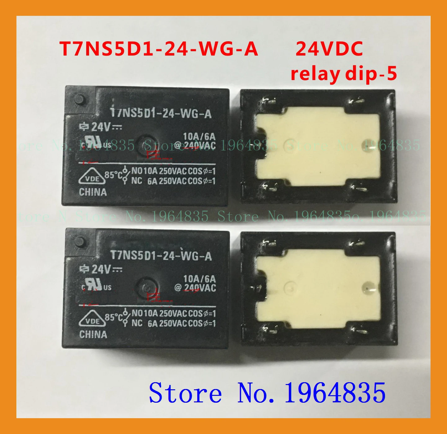 

V23148-B0010-A101-18VDC T7NS5D1-24-WG-A T7NS5H1-24-WG-A 24vdc