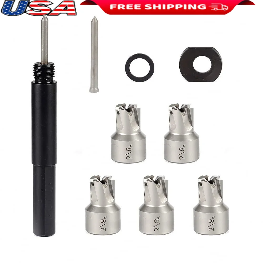 Metal Sheet Welding Hole Drill Tool 5-Pack HSS Spot Weld Cutter Set Power Hand Drill Bits