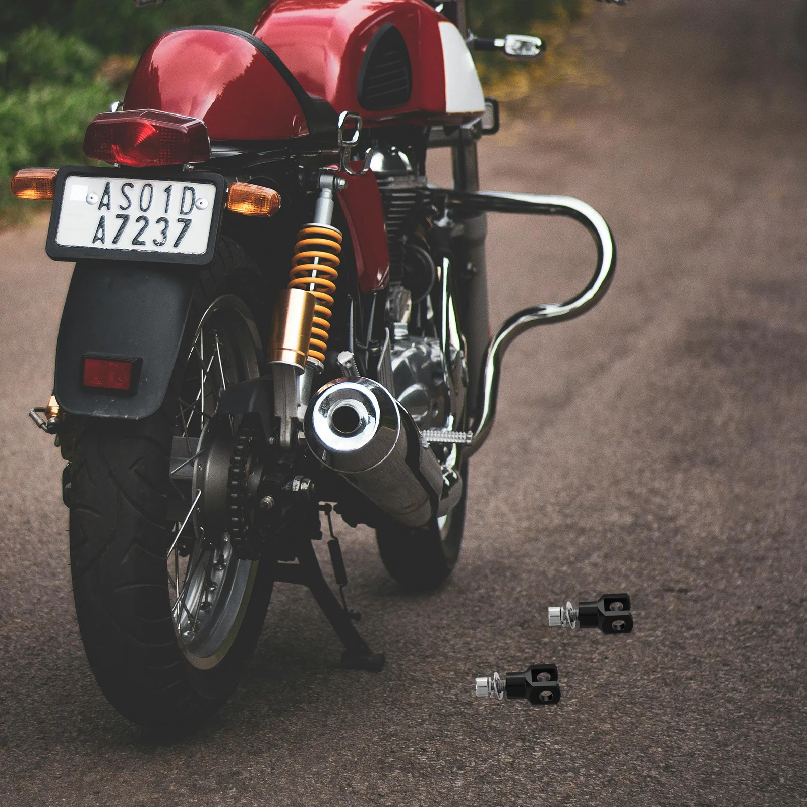 

1 Set Motorcycle Foot Peg Mount Supports Aluminum Passenger Foot Pegs For Long-Distance Travel City Commuting Easy Installation