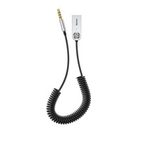 Baseus BA01 Bluetooth 5.0 audio receiver audio adapter cable AUX Jack Black (CABA01-01)
