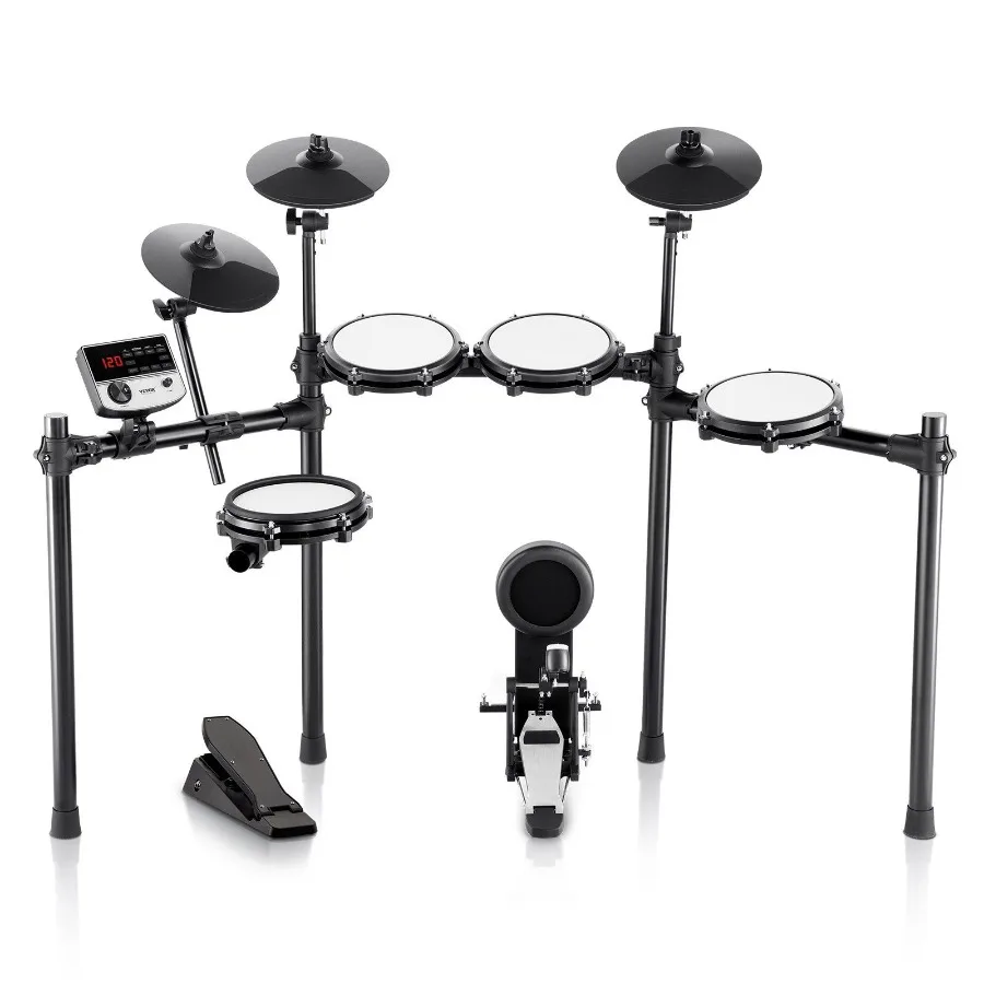 

Electric Drum Set Electronic Drum Kit 480 Sounds for Beginners Adults