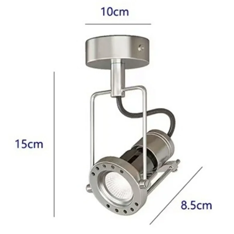 GYTB-中世工業風調整可能角度LEDスポットライト天井取り付けランプスポットライト絵画照明