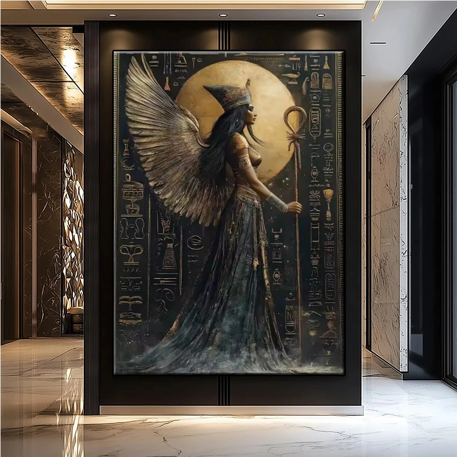 

DIY алмазная живопись древнеегипетское искусство мифическая богиня полная алмазная вышивка мозаика ручная работа украшение для взрослых подарок