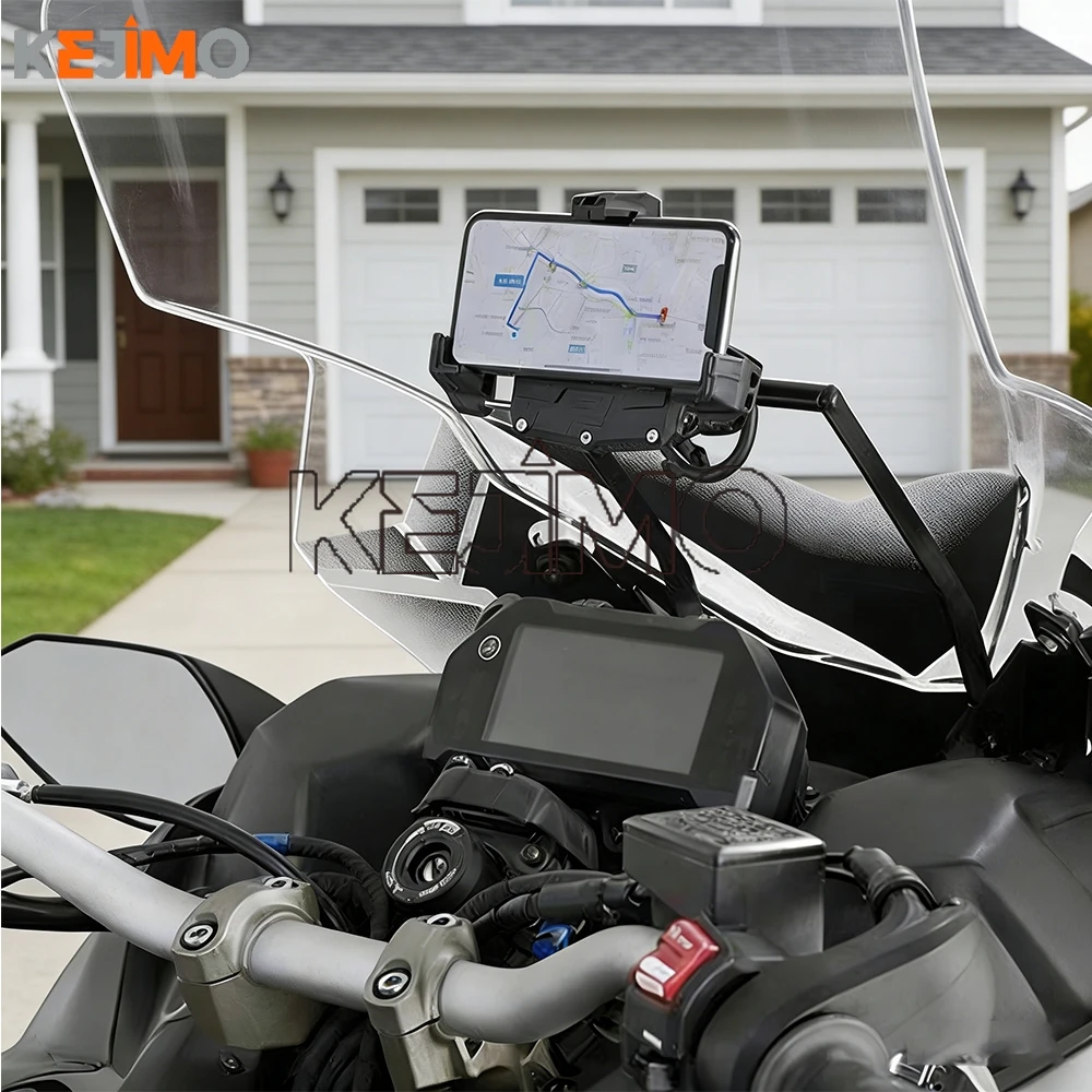 2019 2020 2021 For YAMAHA NIKEN 900 NIKEN NIKEN900 Motorcycle GPS SMART PHONE Navigation Plate Bracket Adapt Holder Kit Niken900