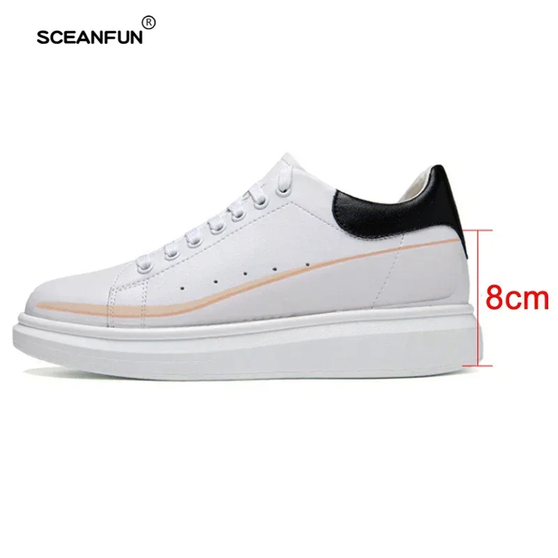 Luxury elevator shoes men women sneakers height increasing shoes invisible 8cm heighten sports shoes man taller lift white shoes