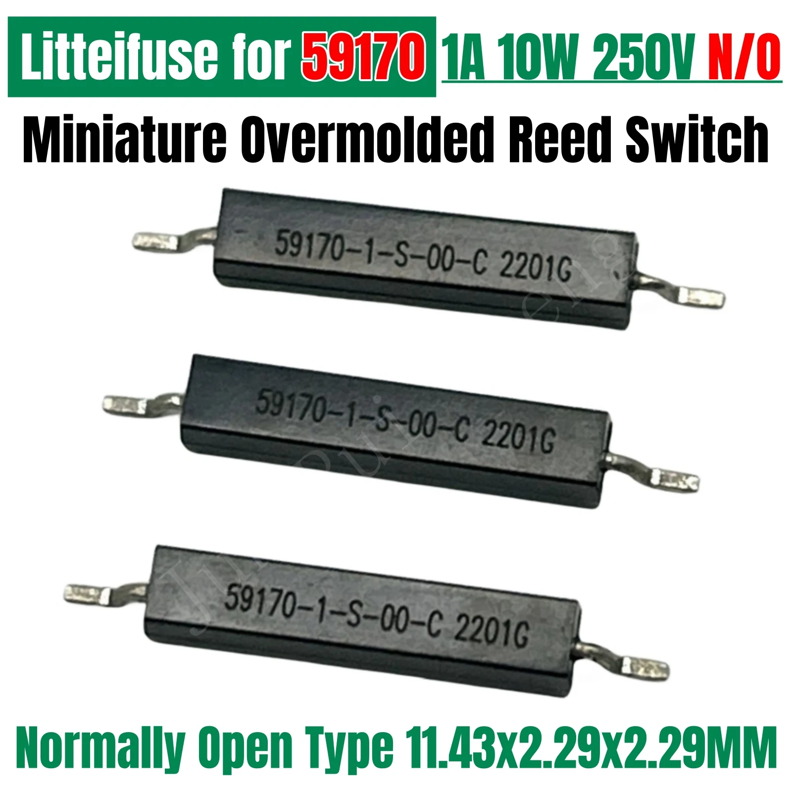 Original 59170 Miniature Overmolded Reed Switch SMD 1A 10W 250V Normally Open N/O 59170-1-S-00 Magnetic contact Induction Sensor