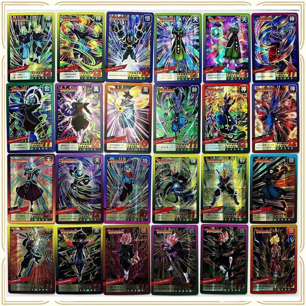 

55PC/Set Anime Dragon Ball DIY ACG Games Collectible Card Christmas Birthday Gifts Bulma Son Goku krillin Android 18 Boys