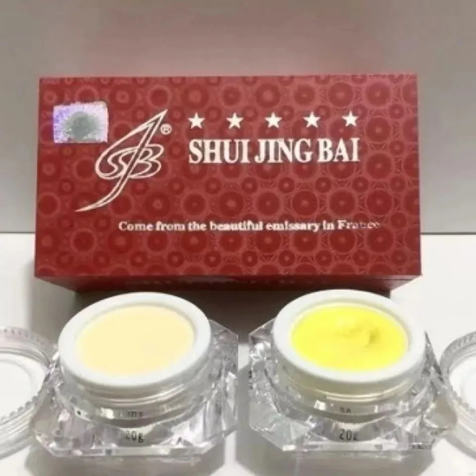 Vietnam Kem Nam Tan Nhang Thuy Tinh Bach SHUI JING BAI Whitening Day Night Cream Remove Black Spots, Soft And Bright White Skin